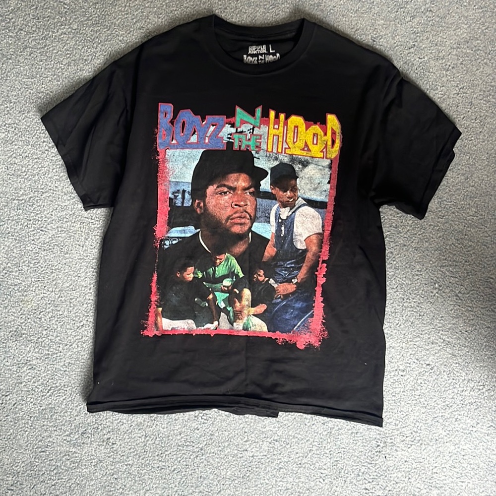 Men’s L Short Sleeve Boyz-N-The-Hood Graphic T-Shirt Urban Outfitters